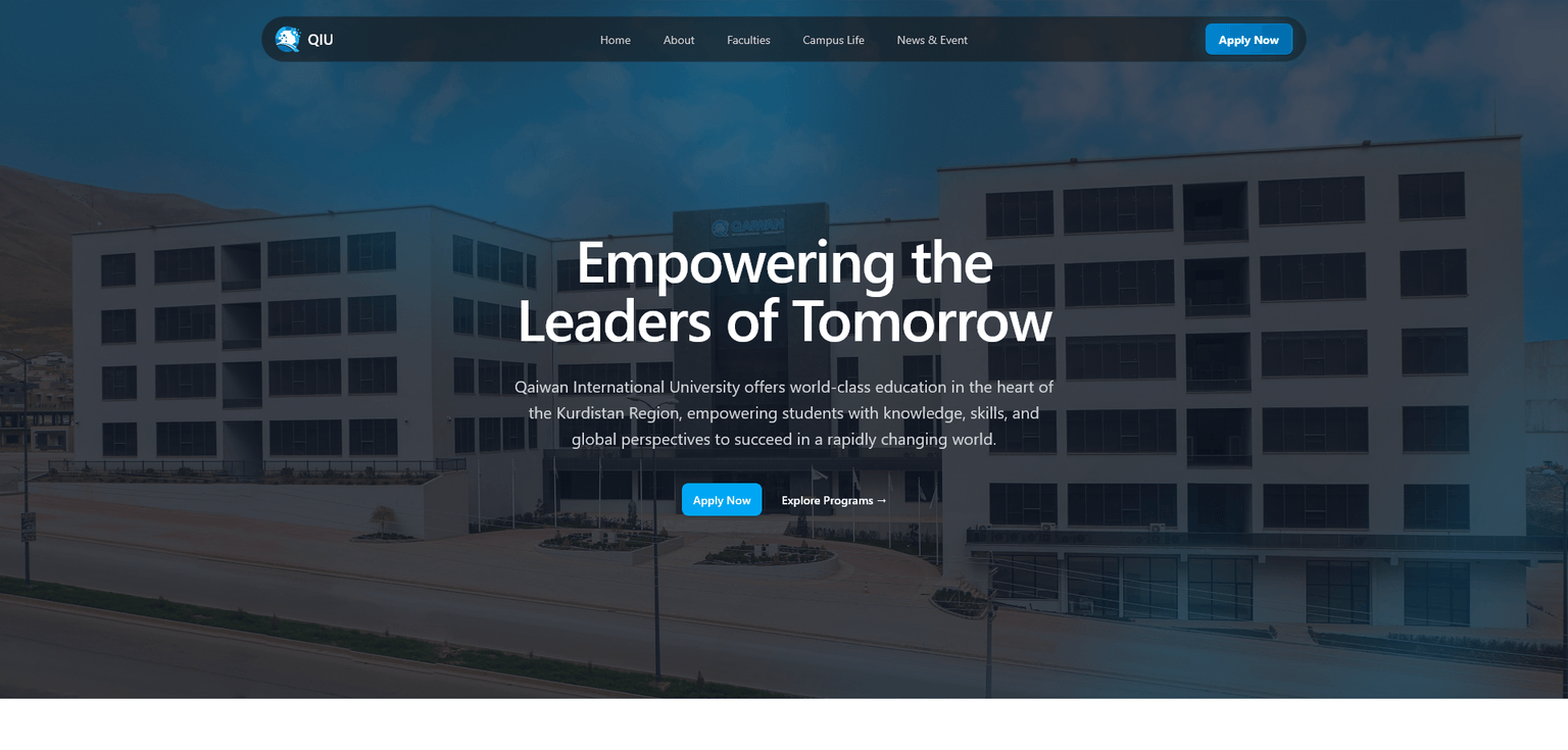 Qaiwan Internation University image example 